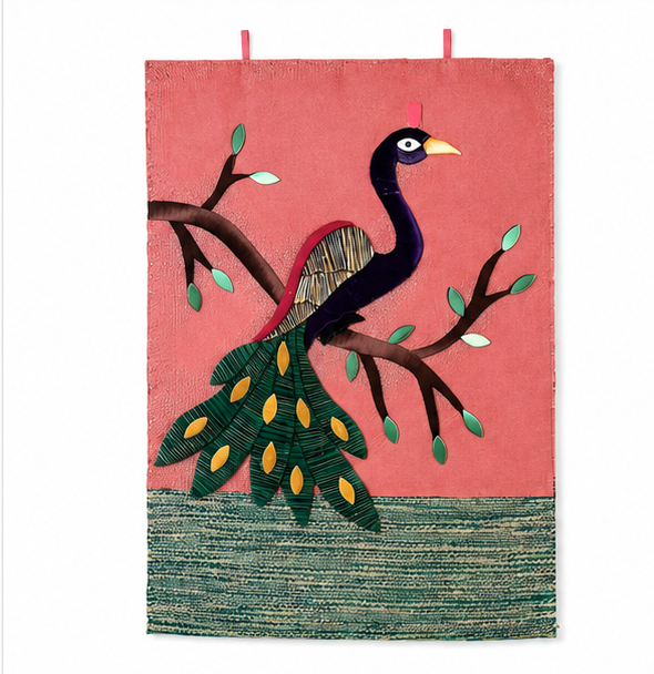 Jute Wall Hanging Peacock