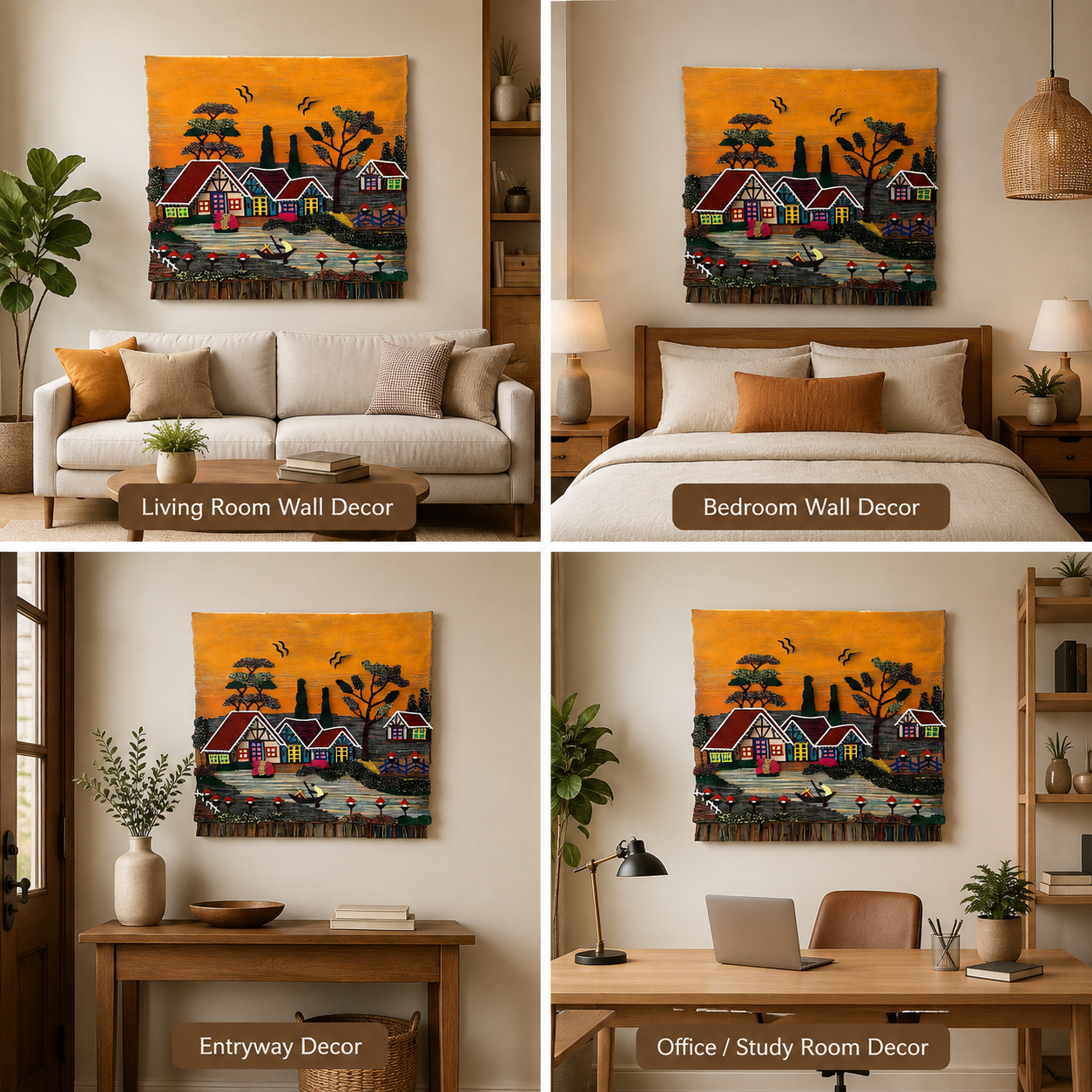 House Jute Wall Hanging