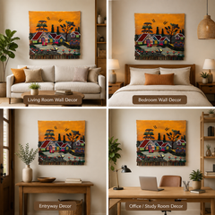 House Jute Wall Hanging