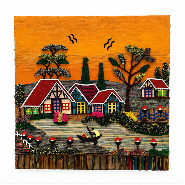 House Jute Wall Hanging