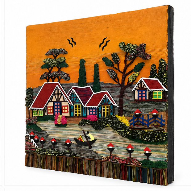 House Jute Wall Hanging