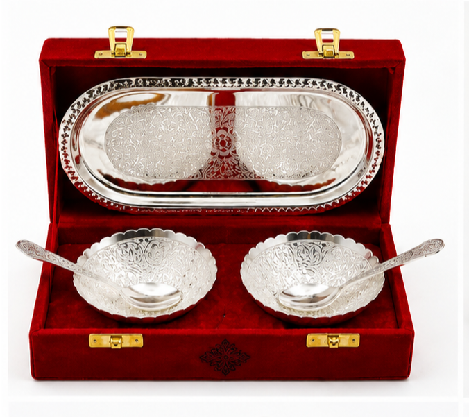 Silver finish Bowl Set of 2