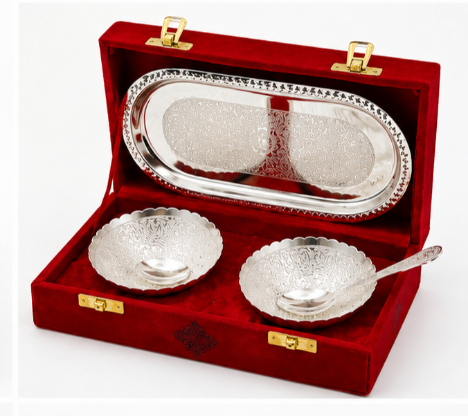 Silver finish Bowl Set of 2