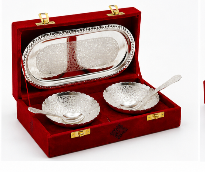 Silver finish Bowl Set of 2