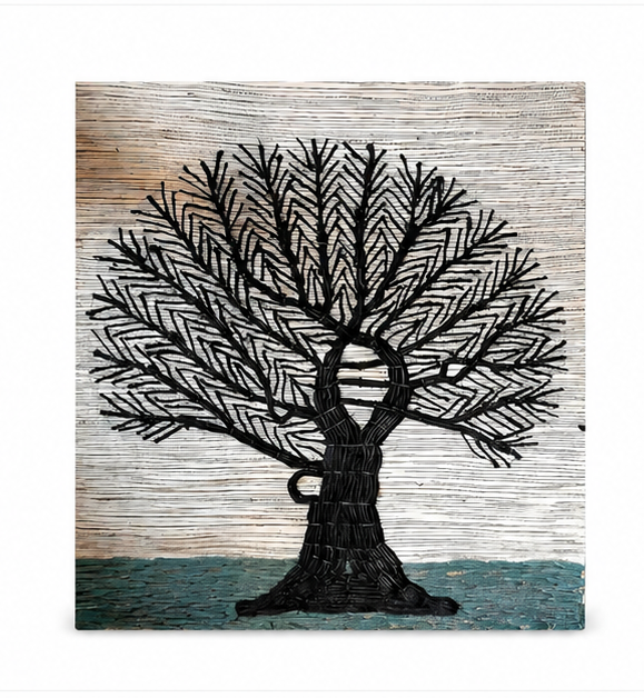 Jute Wall Hanging Tree
