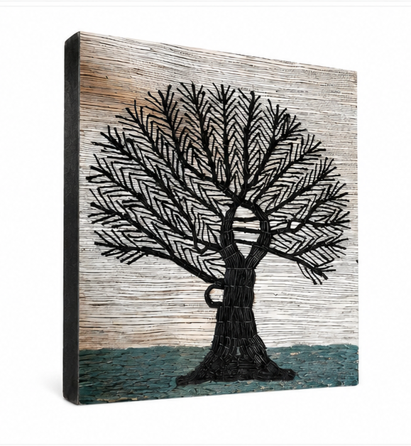 Jute Wall Hanging Tree