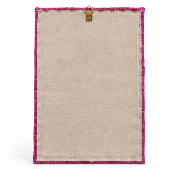 Jute Wall Hanging of 2 Parrots