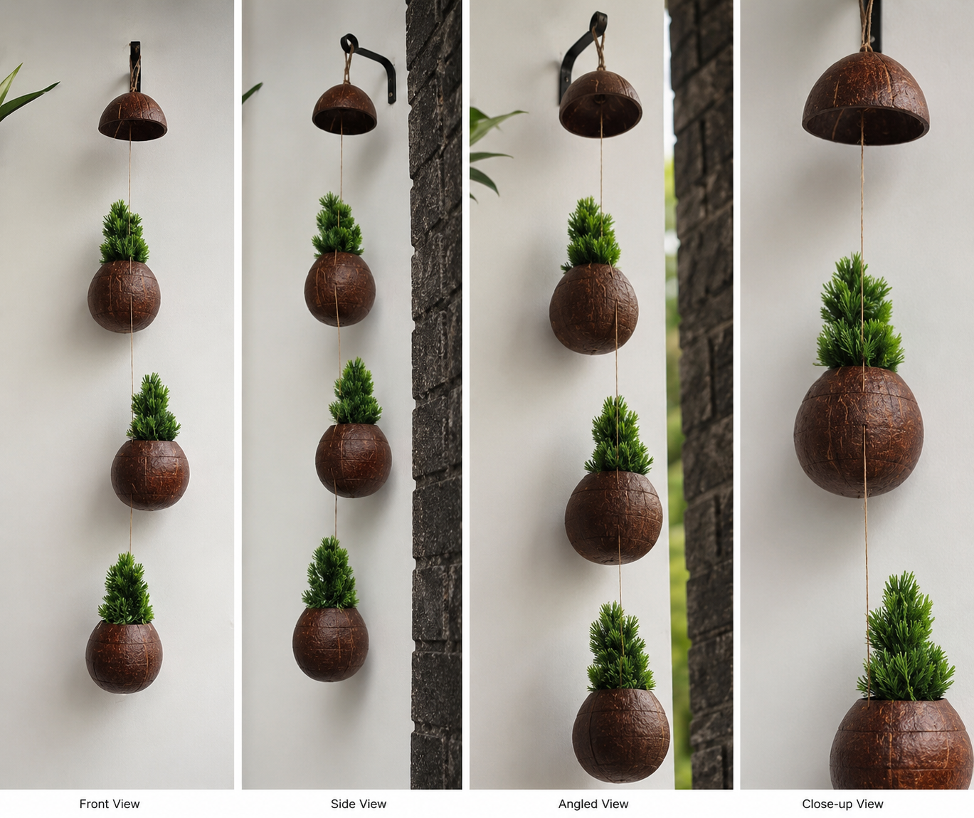 Eco Friendly Coconut Hanging Planter
