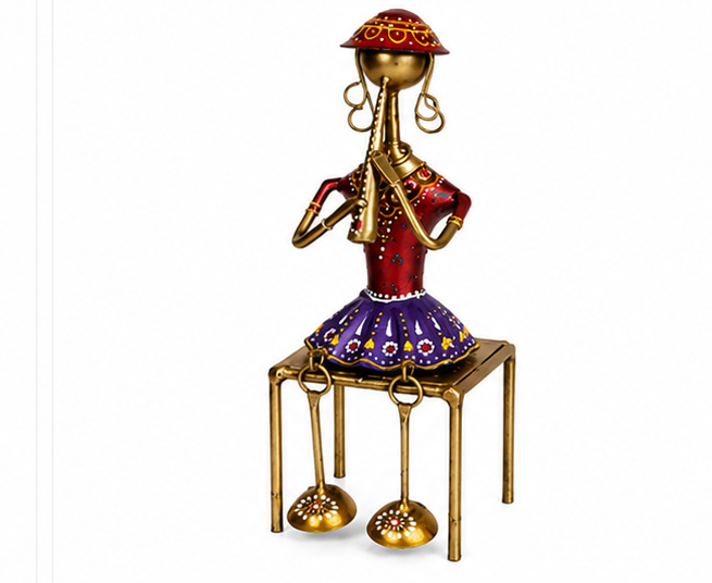 Tribal Sitting Dolls Set Of 3