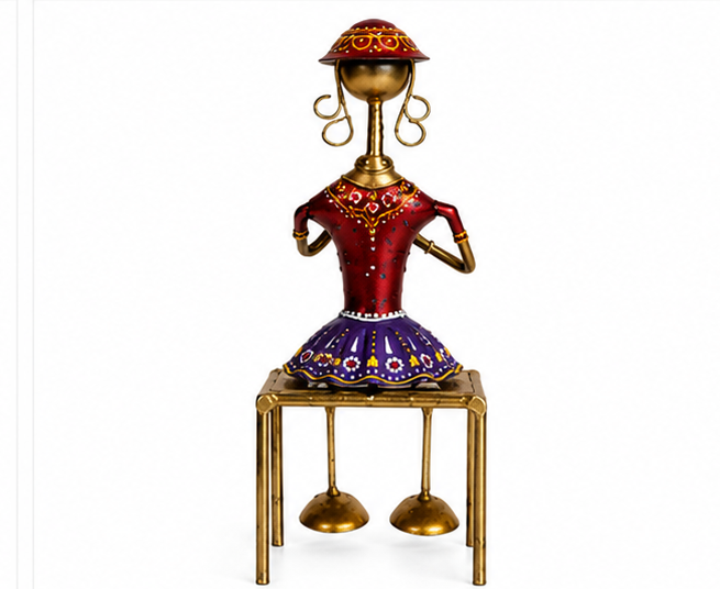 Tribal Sitting Dolls Set Of 3