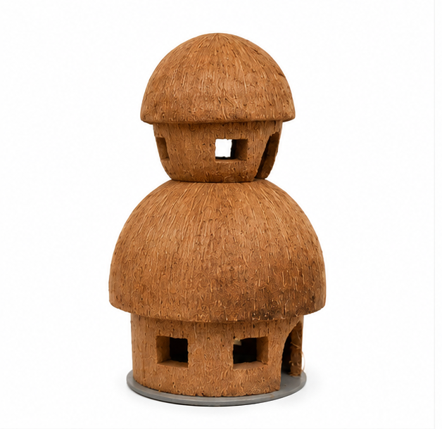 Two flor House Coconut Shell Craft
