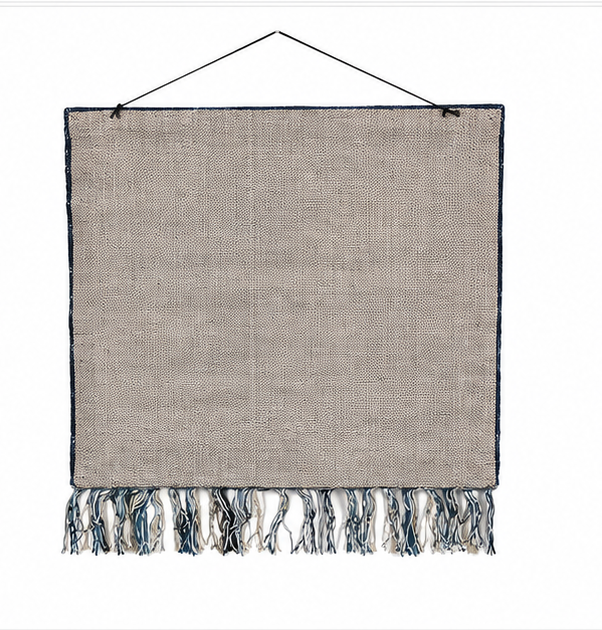 Jute Wall Hanging Ocean with Ships