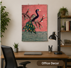 Jute Wall Hanging Peacock