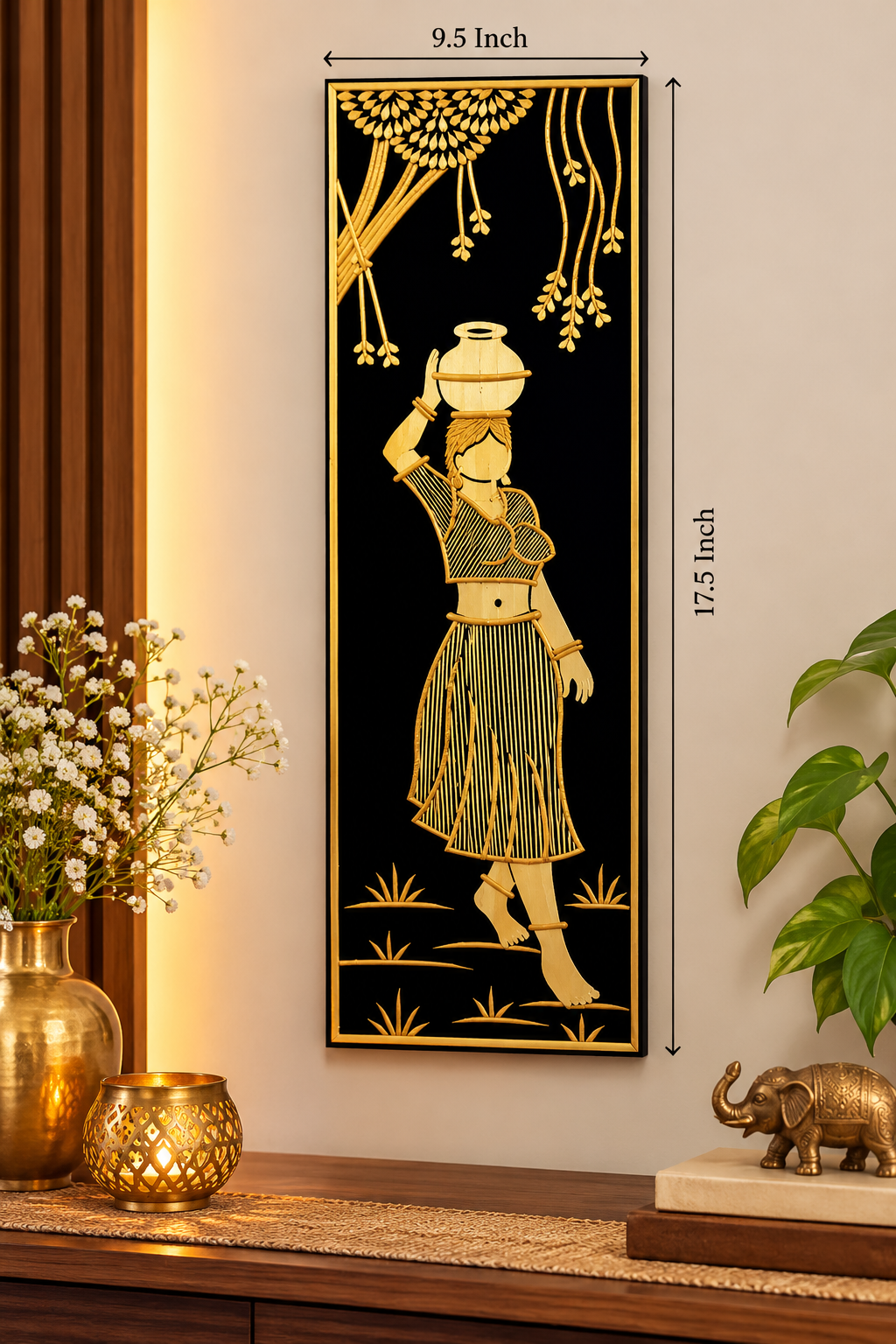 ikki Grass Art - Women Carrying Water