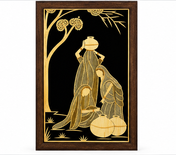 Sikki Grass Art - Women Filling Water