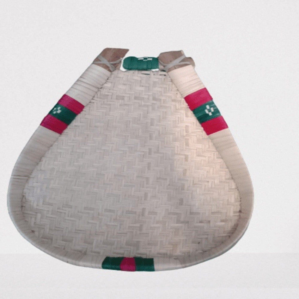 Chettinad Handmade Winnowing Basket Moram Palm Leaf Product