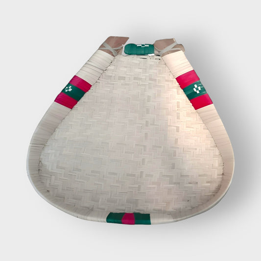 Chettinad Handmade Winnowing Basket Moram Palm Leaf Product