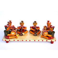 Authentic Folk Musicians Etikoppaka Wooden Toy of Shehnai