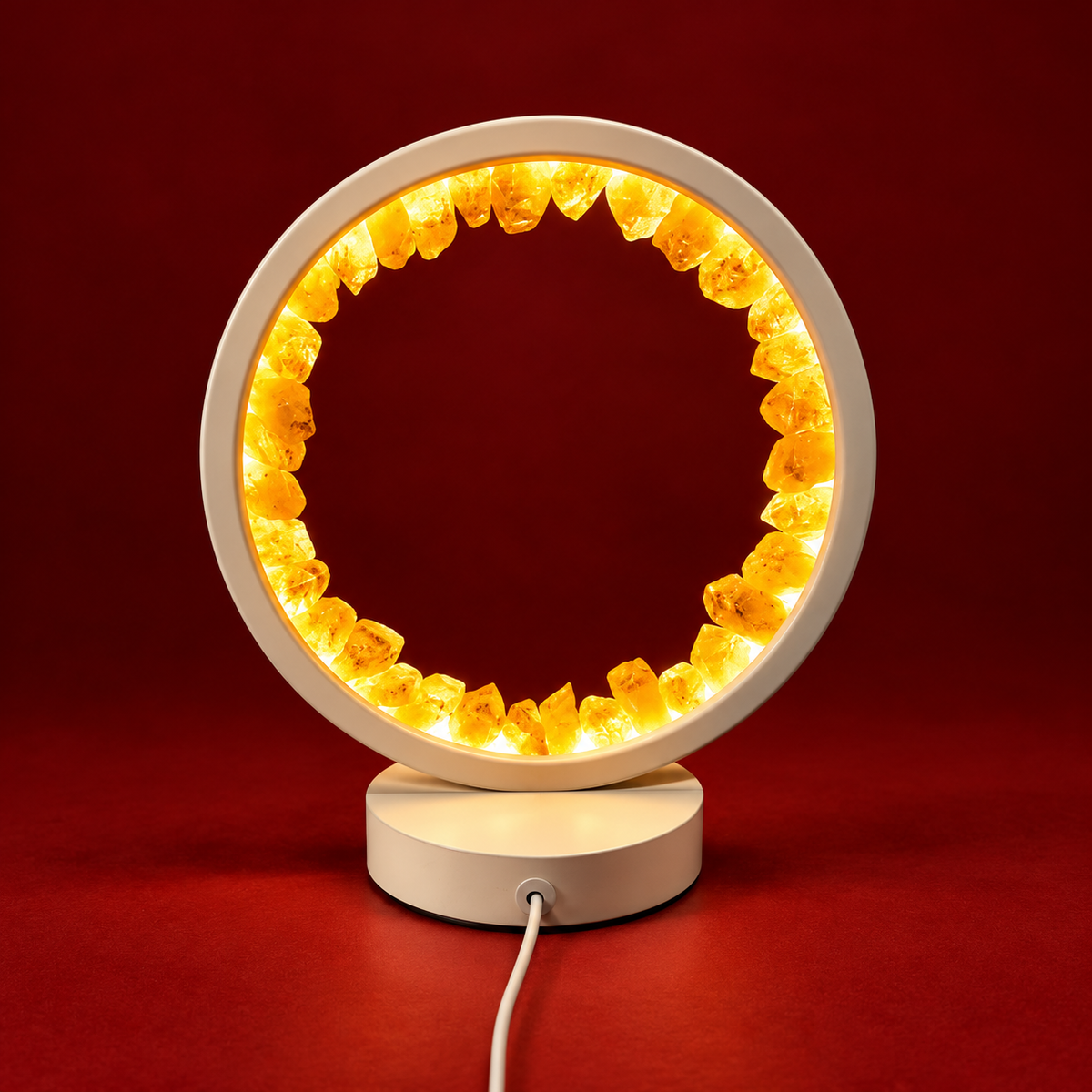 Suryakiran | Khambhat Yellow Calcite Lamp