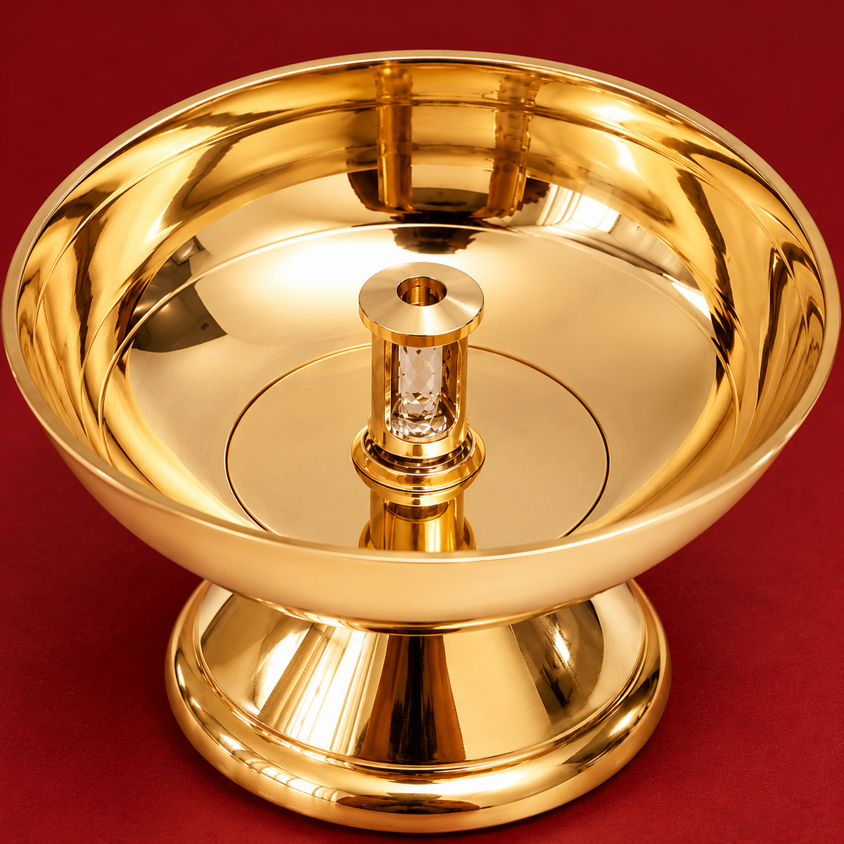 Mandir Jyoti | Moradabad Brass Payali Jyoti, Set of 2 (Style 3)