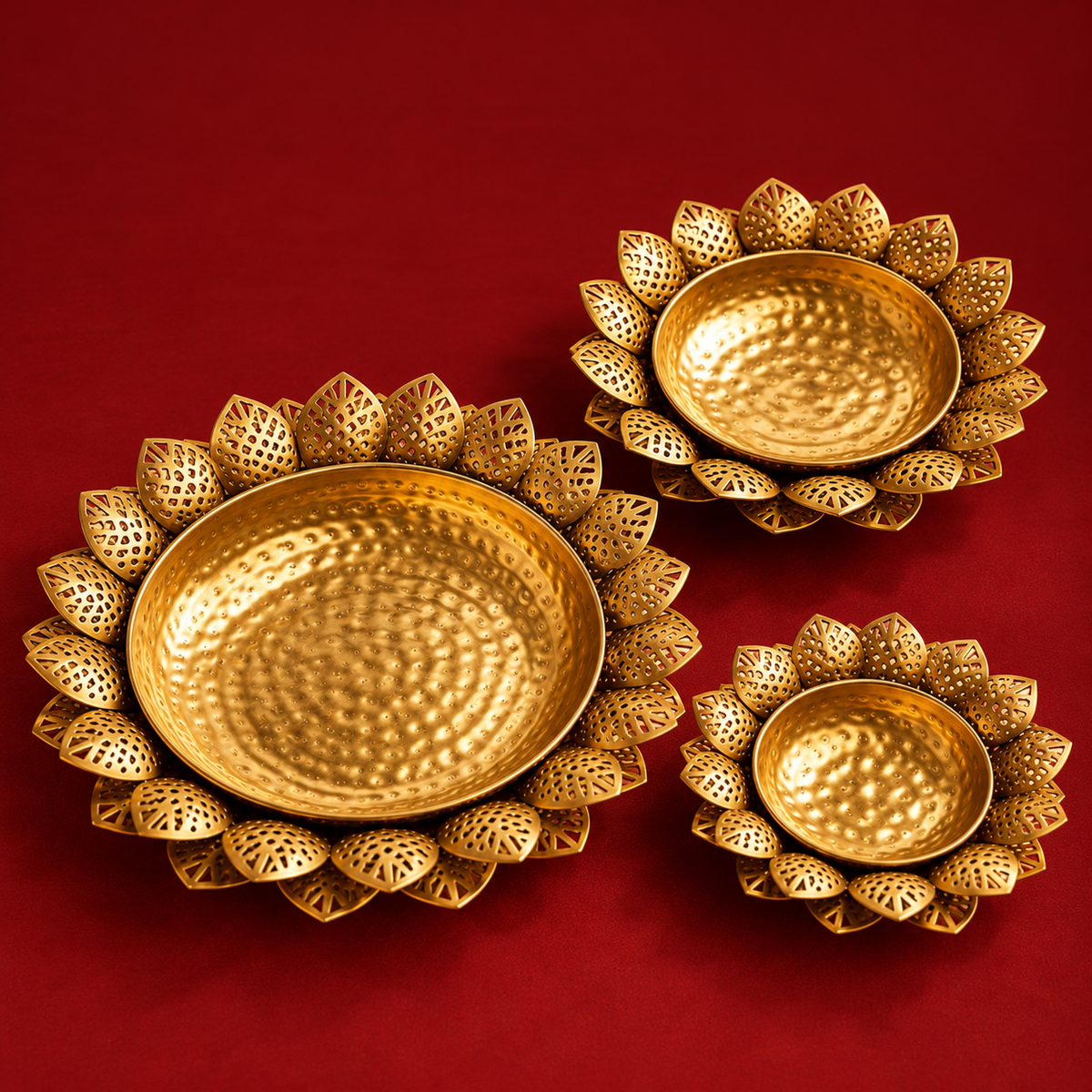 Rajwada Urli | Moradabad Designer Brass Urli
