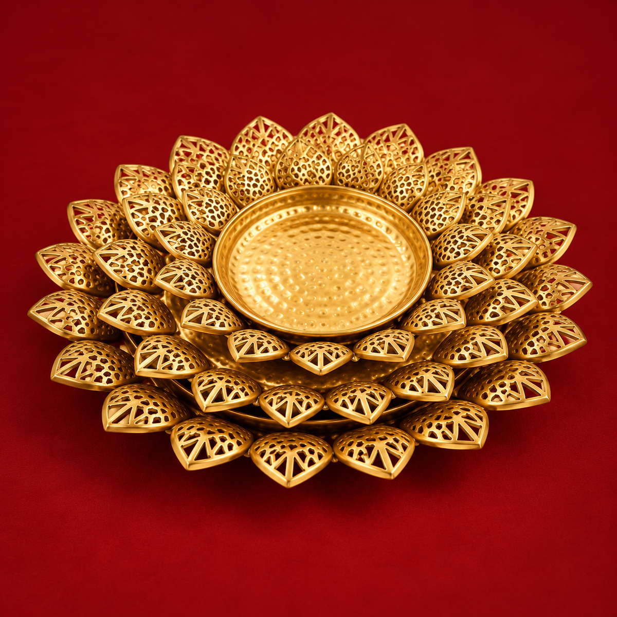Rajwada Urli | Moradabad Designer Brass Urli