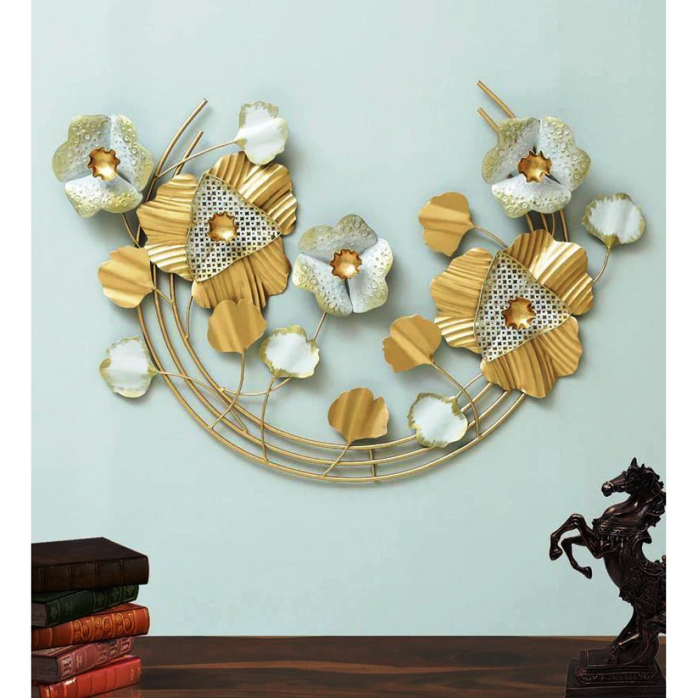 Half Round wall decoration - Yellow