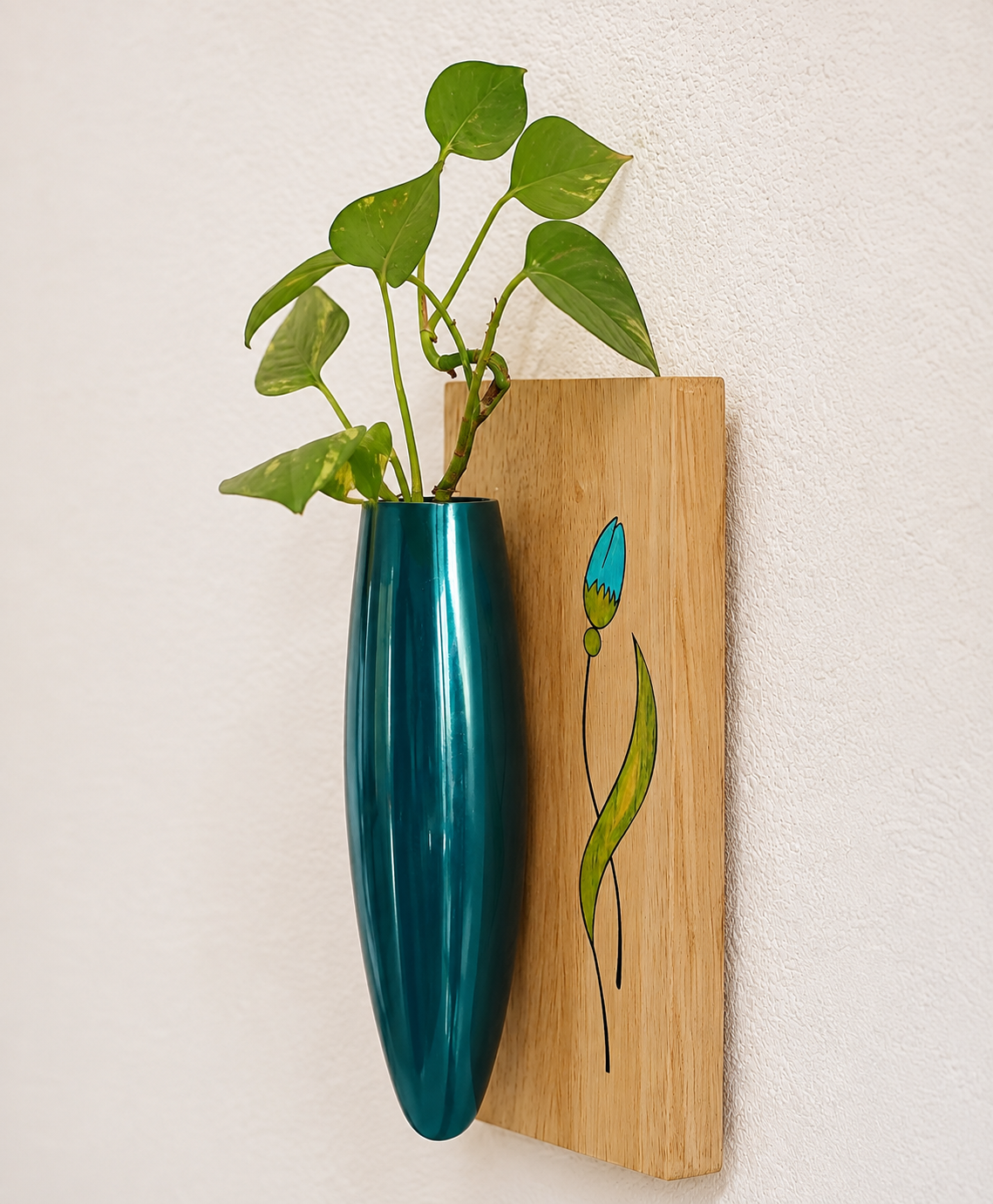 Wooden Home Decor Mini Wall Hanging Planter