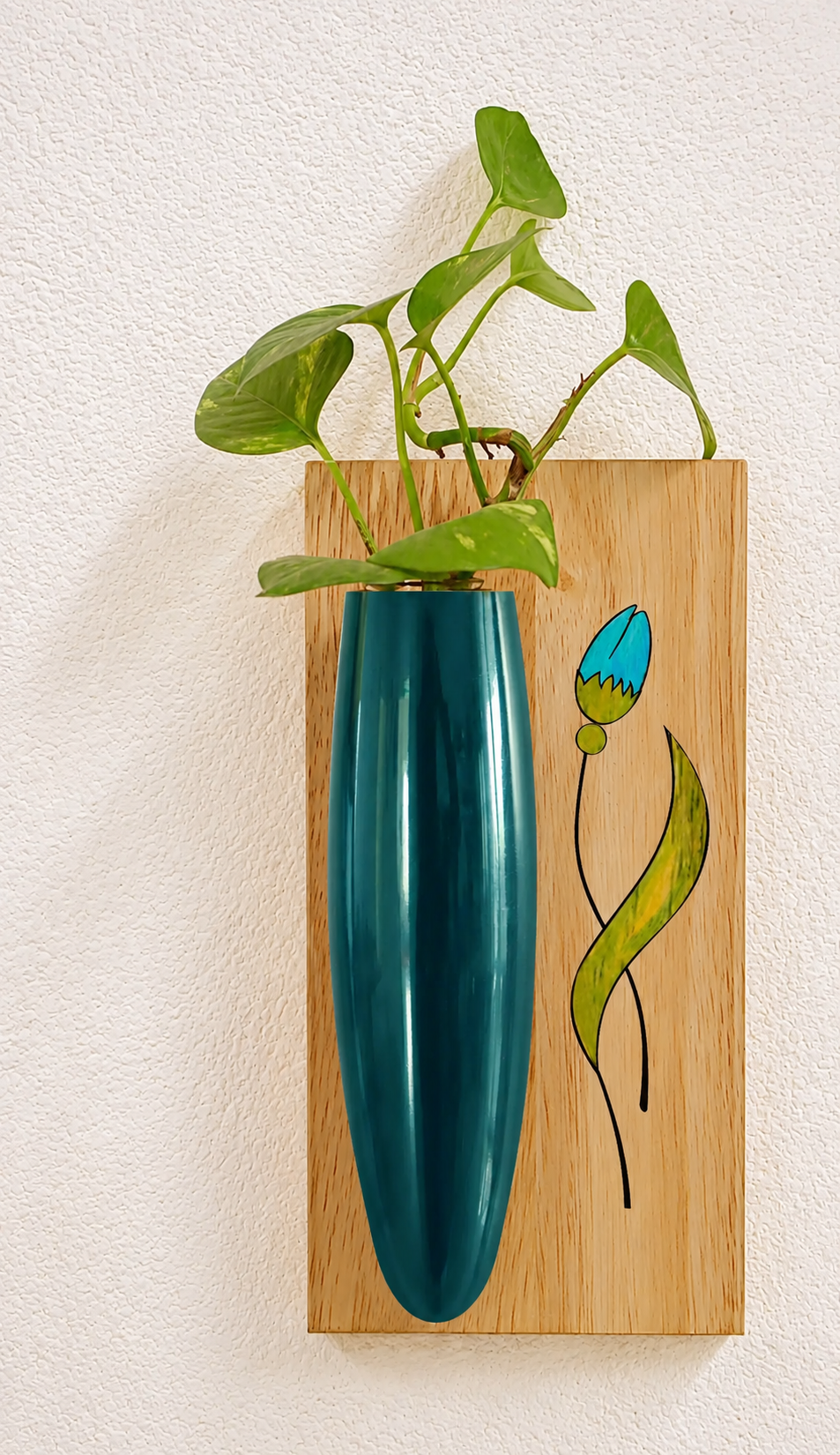 Wooden Home Decor Mini Wall Hanging Planter