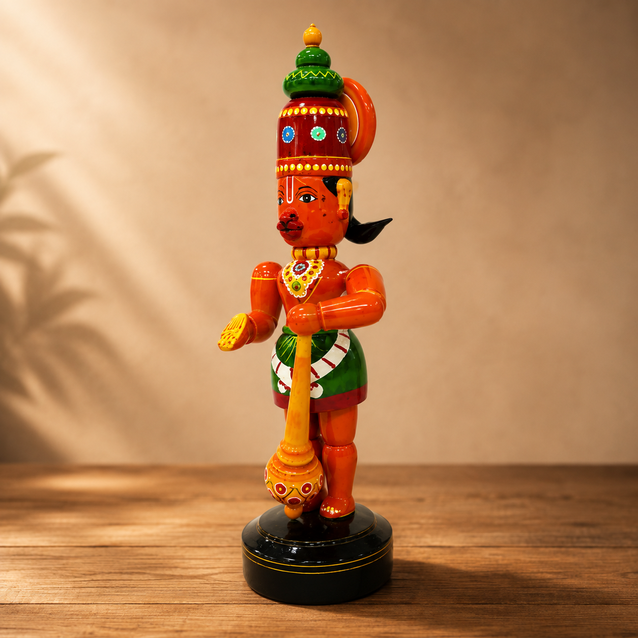 Handicraft Hanuman Wooden Statue Kondapalli Bommallu Toy
