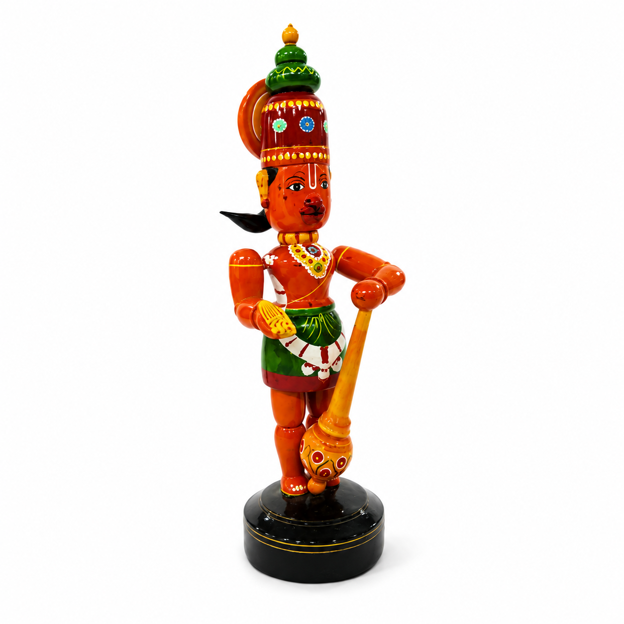 Handicraft Hanuman Wooden Statue Kondapalli Bommallu Toy
