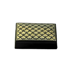 Karnataka Bidri Art Work Handcrafted Silver Inlay Jewellery Box