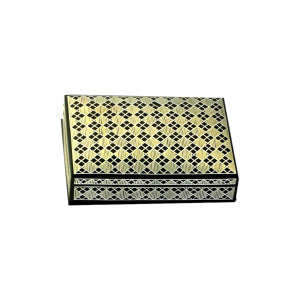 Karnataka Bidriware Art Work Handcrafted Silver Inlay Jewellery Box