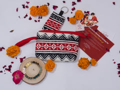 Toda Embroidery Accessory Set-Rakhi Return Gift for Sister Combo 4