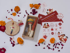 Spinning Top & Spindle Set- Kids Rakhi Combo 2
