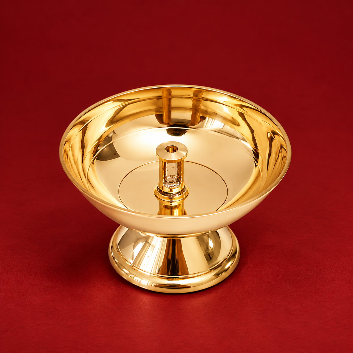 Mandir Jyoti | Moradabad Brass Payali Jyoti, Set of 2 (Style 3)
