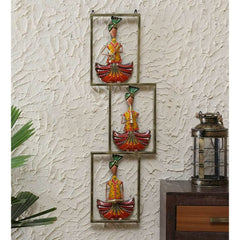 Rajasthani Musician Wall Art in Multicolour Indian Musician Artwork for Home, Office Decor, Unique for Living Room, Bedroom, and Hall, Wall Decorative Items