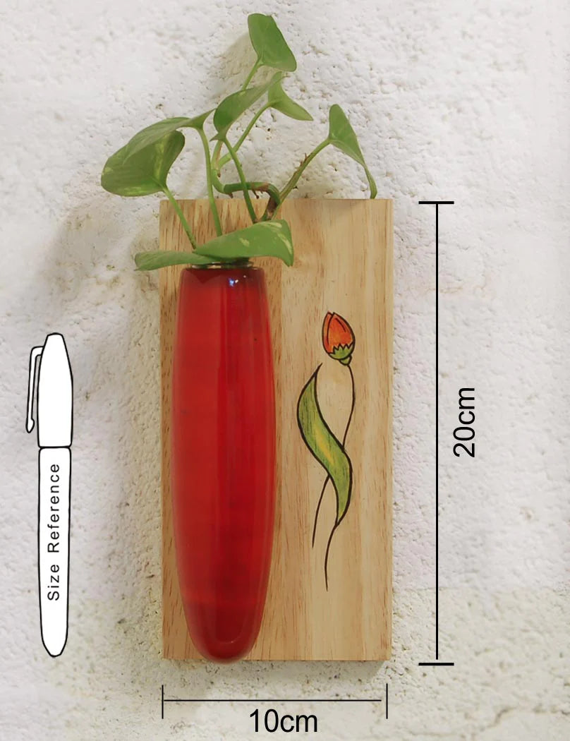 Wooden Home Decor Mini Wall Hanging Planter