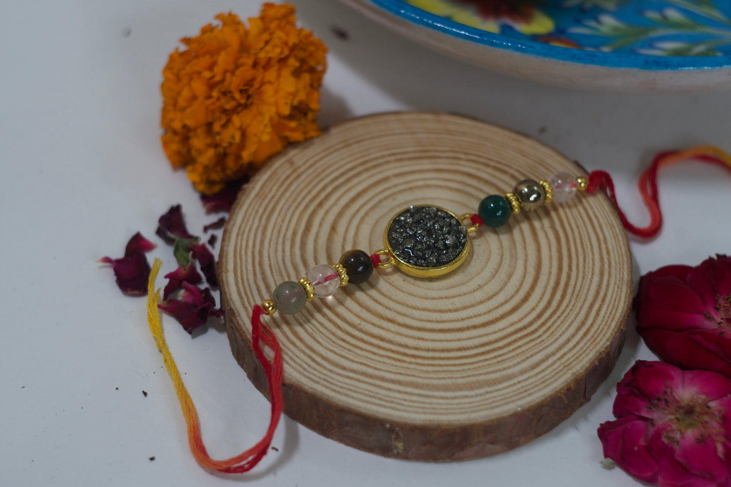 Jaipur Blue Pottery Rakhi Gift Hamper