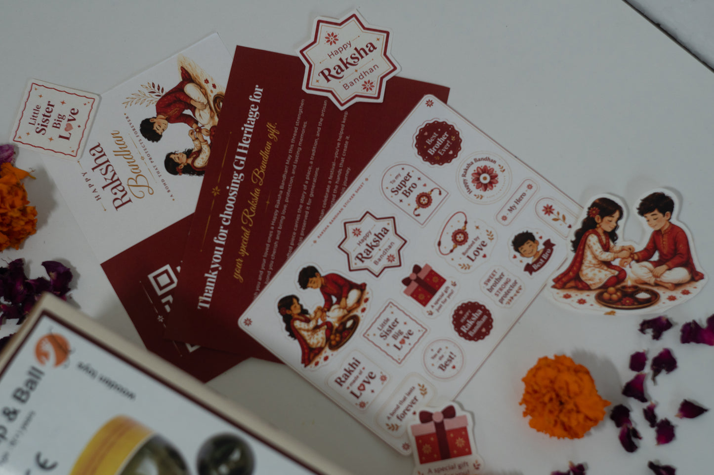 Cup & Ball Game Set- Kids Rakhi Combo 3
