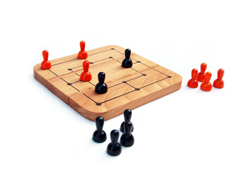 Six Men's Morris Board - Kids Rakhi Combo 6