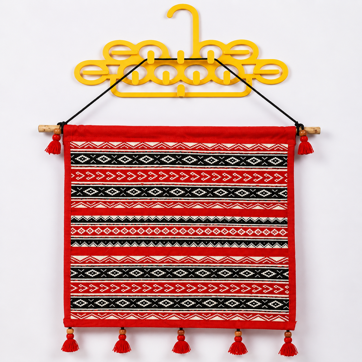 Toda Embroidered Patterned Wall Hanging