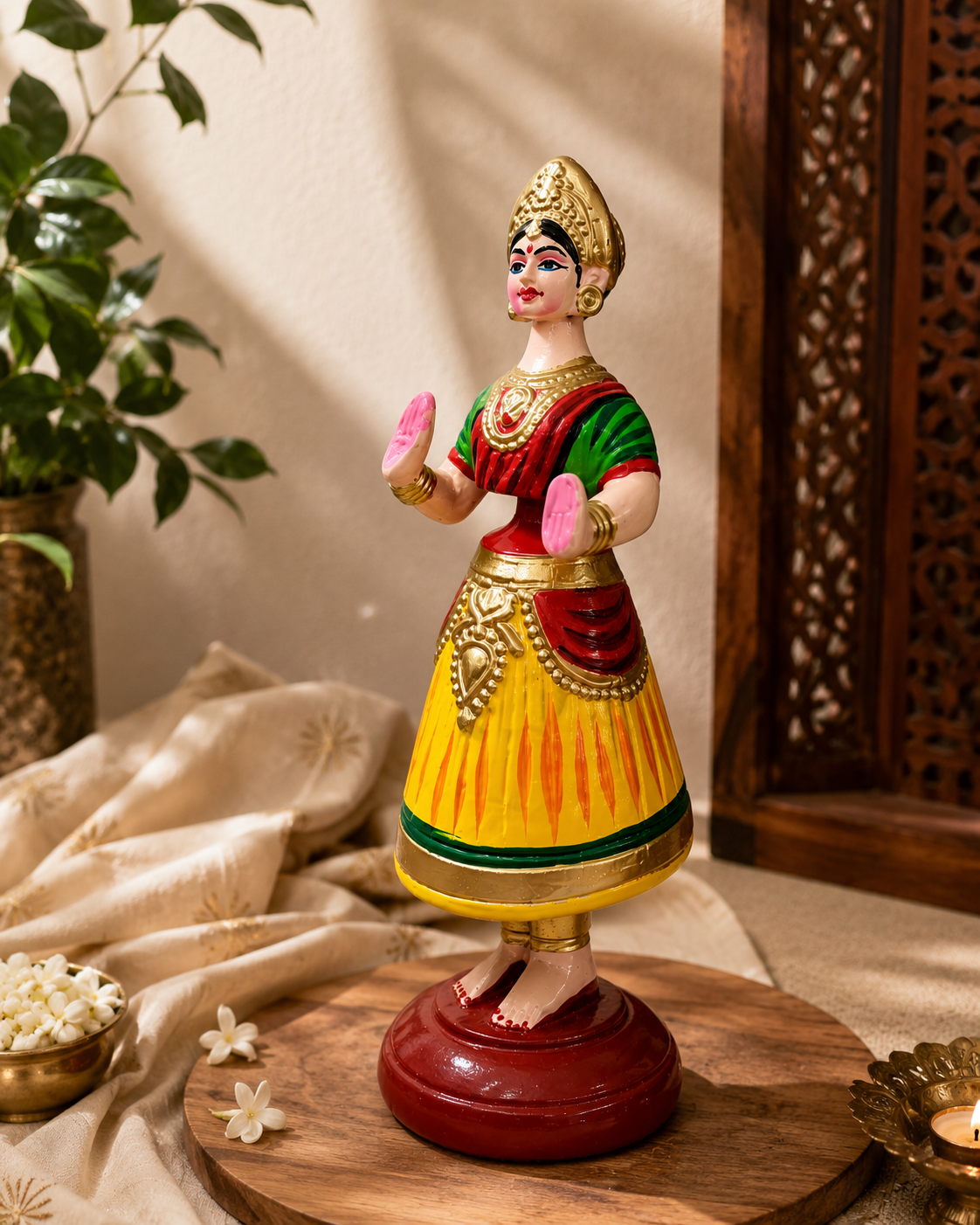 Thanjavur Dancing Queen doll - 11 inches