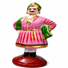 Thanjavur Dancing Raja doll - 13 inches