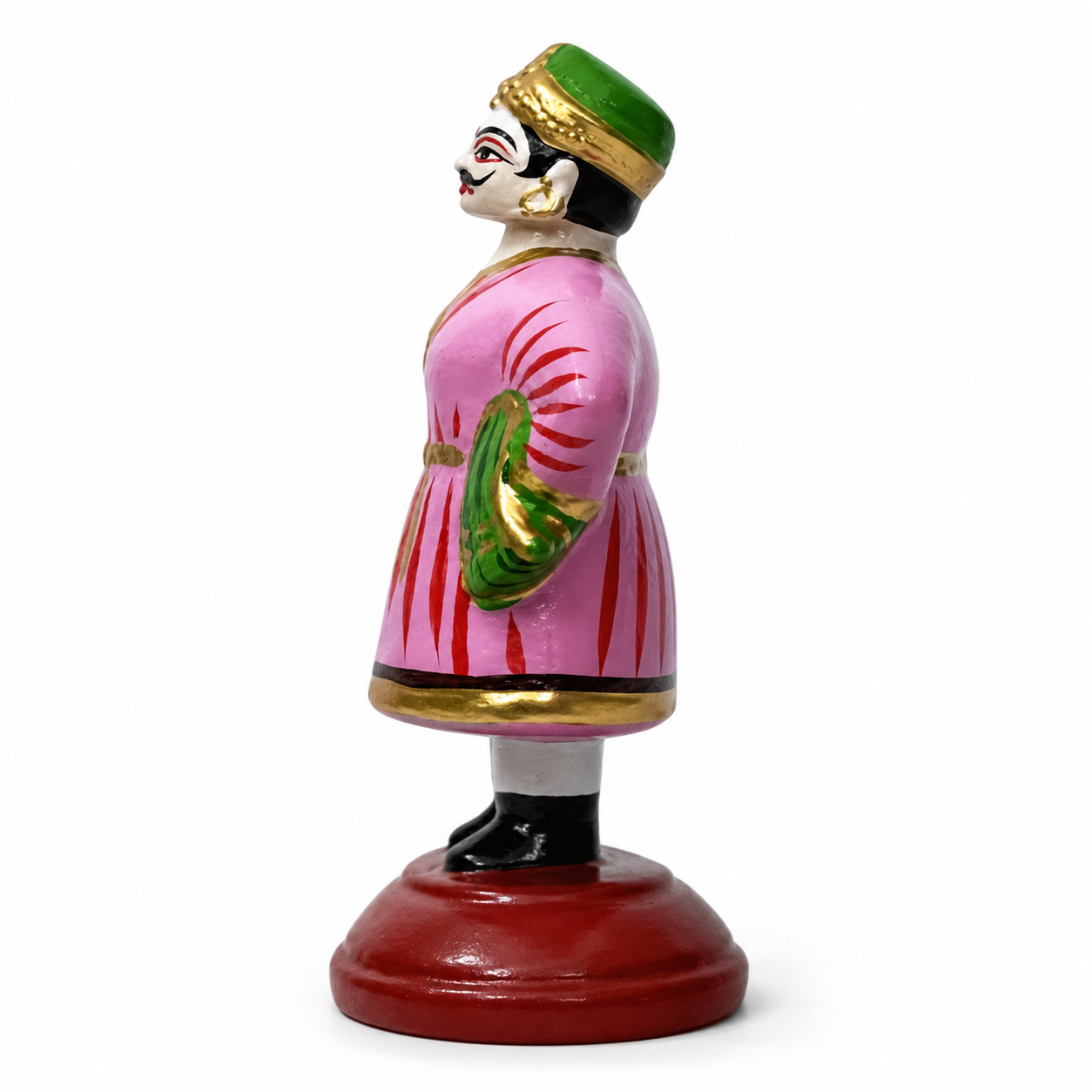 Thanjavur Dancing Raja doll - 13 inches