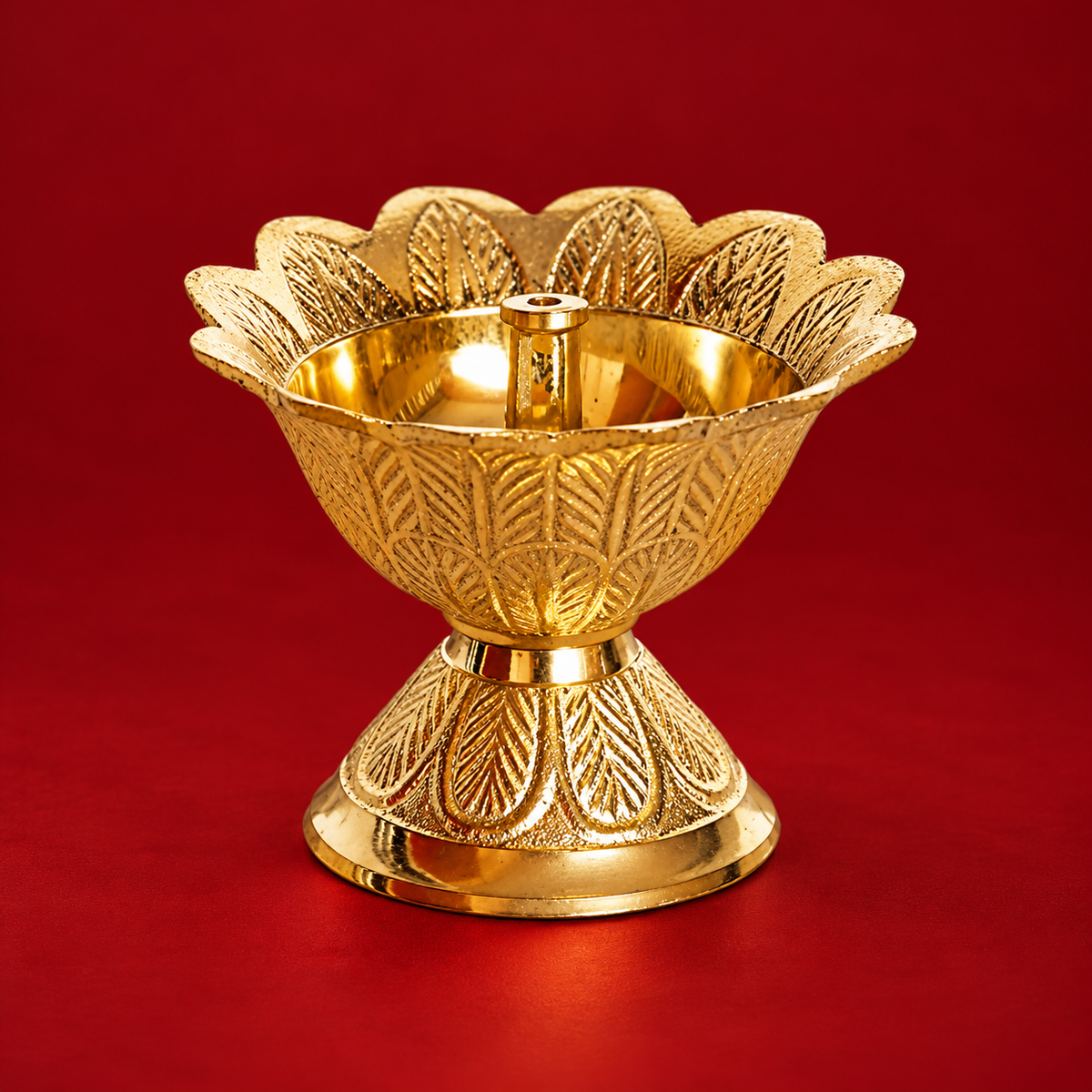Sandhya Jyoti | Moradabad Brass Payali Diya, Set of 2 (Style 1)