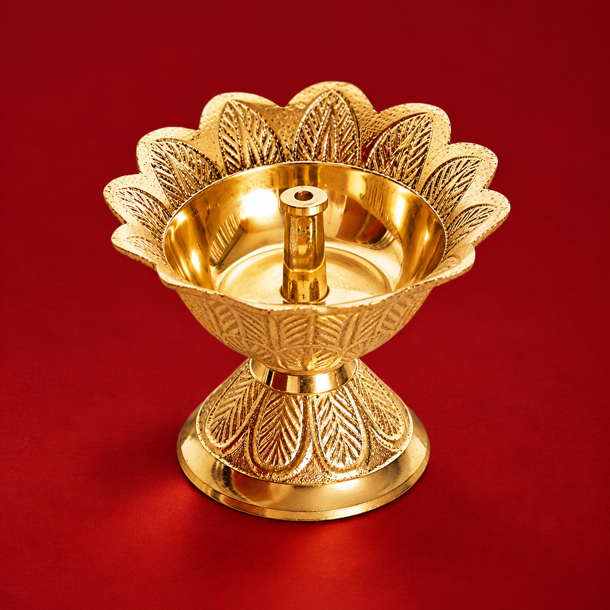Sandhya Jyoti | Moradabad Brass Payali Diya, Set of 2 (Style 1)