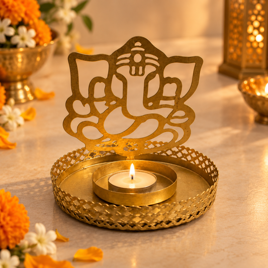 Ganeshji Iron Shadow Diya