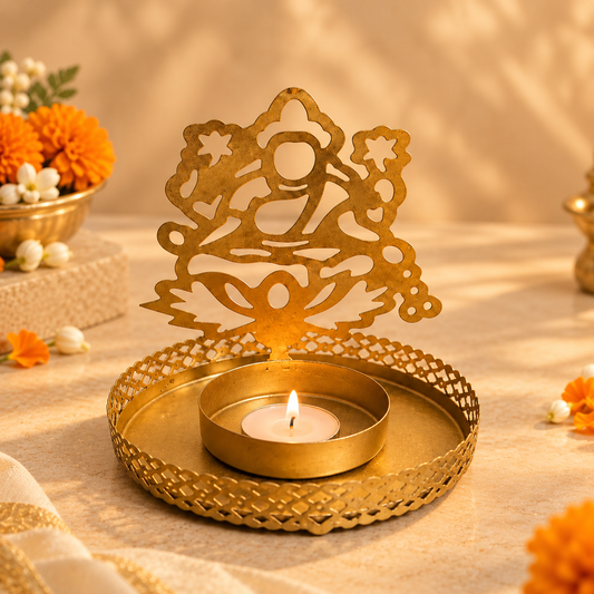 Lakshmi's Shadow | Moradabad Iron Shadow Diya