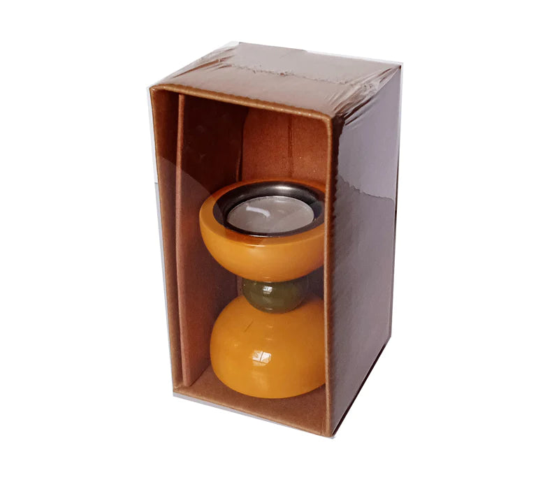 Hour glass candle Holder